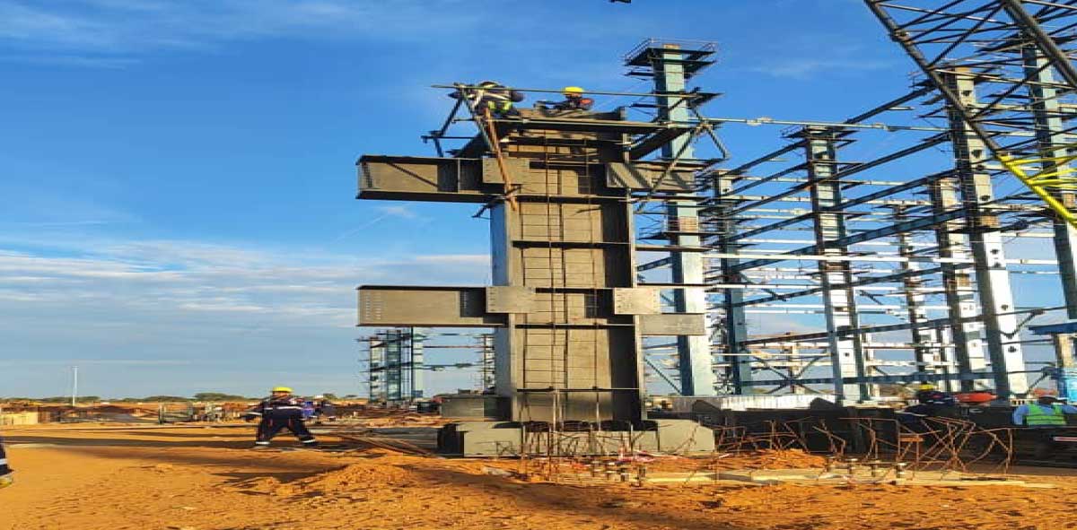 Structural erection for PPE Ltd