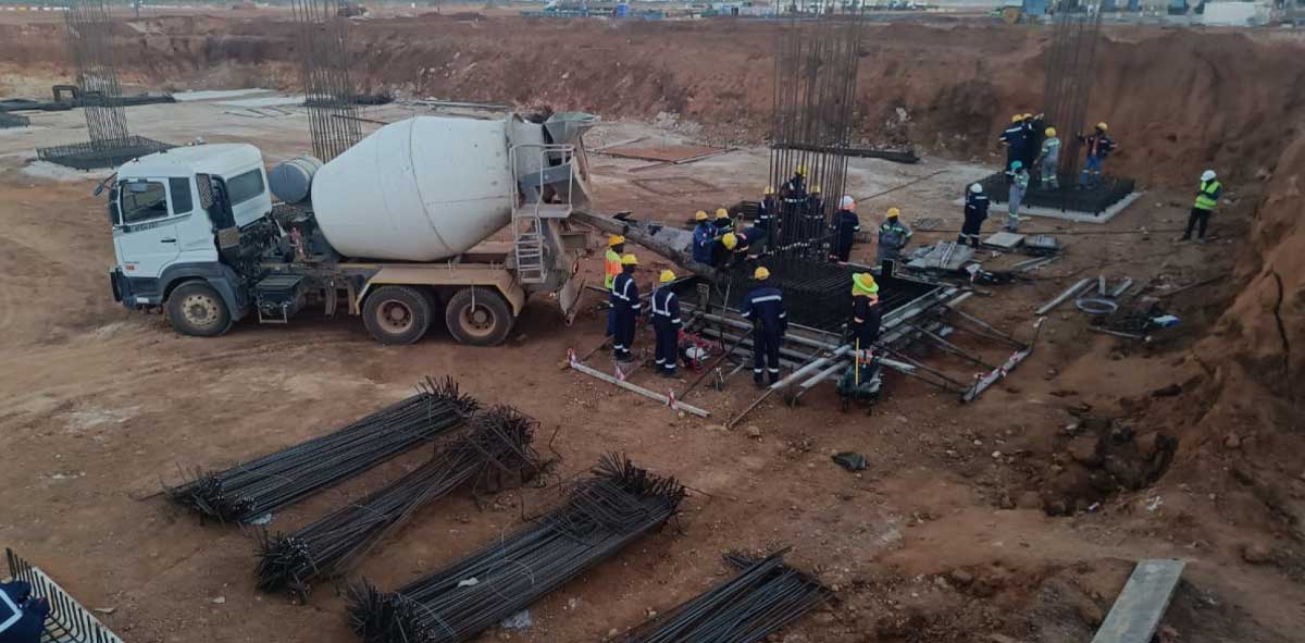 PPE erection site