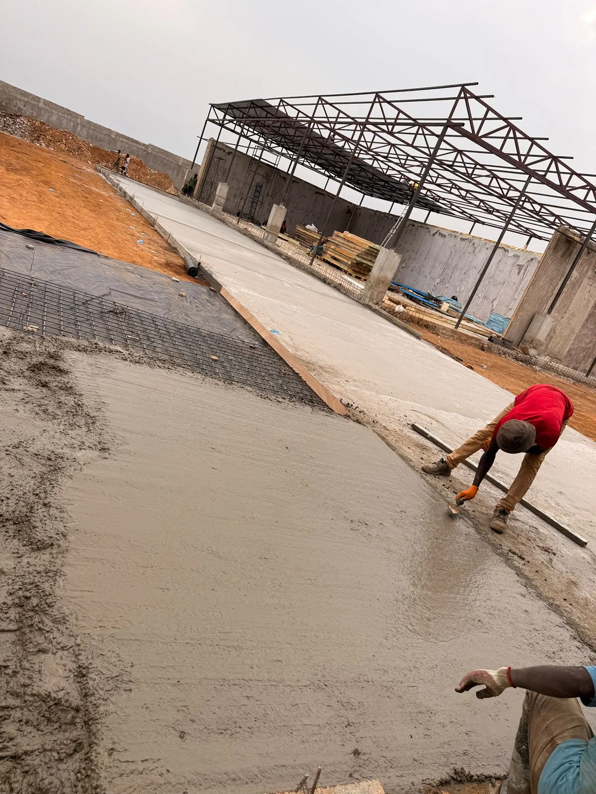 Cold storage facility construction