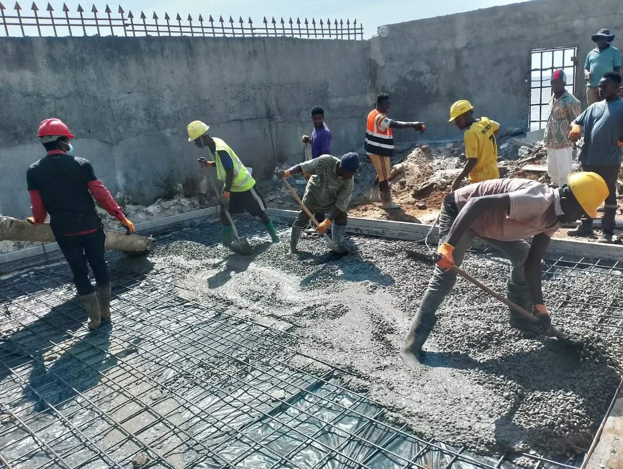 Warehouse structural works